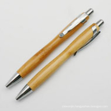 Recycled Eco Writing Bamboo Ball Pen with OEM Logo, Promotional Ball Pen